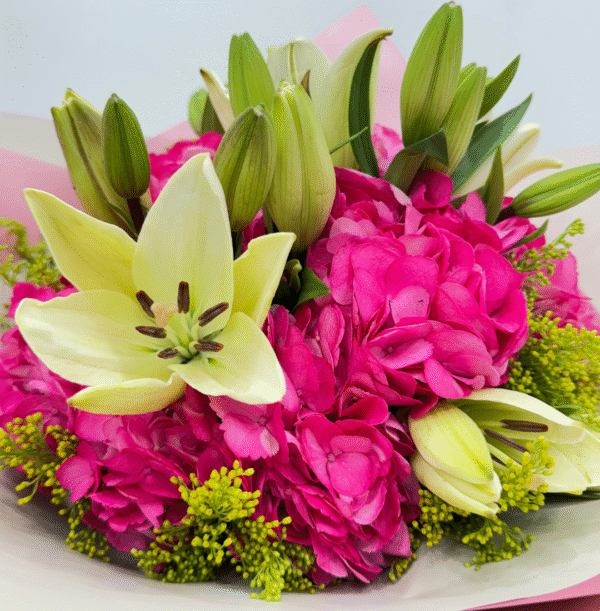 Bouquet x6 hortensias y lirios - Image 2